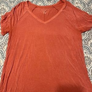 AE orange soft tee